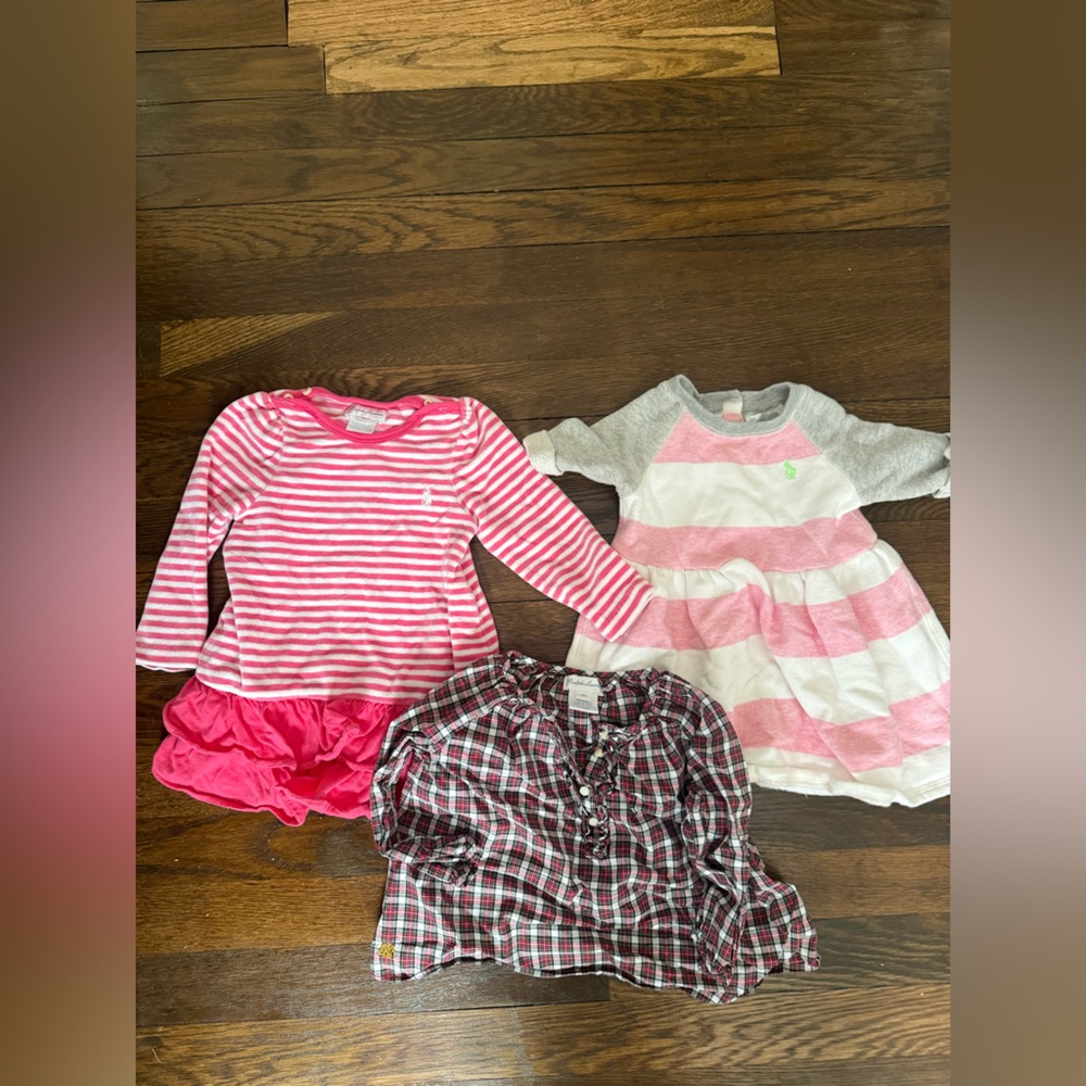 Girls nine month polo, Ralph Lauren bundle